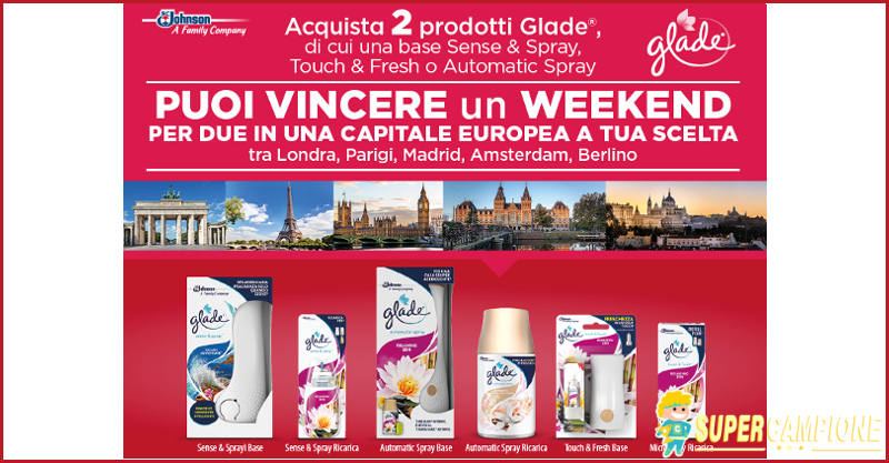 Glade: vinci 10 weekend in una capitale europea